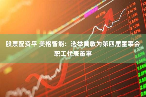 股票配资平 美格智能：选举黄敏为第四届董事会职工代表董事